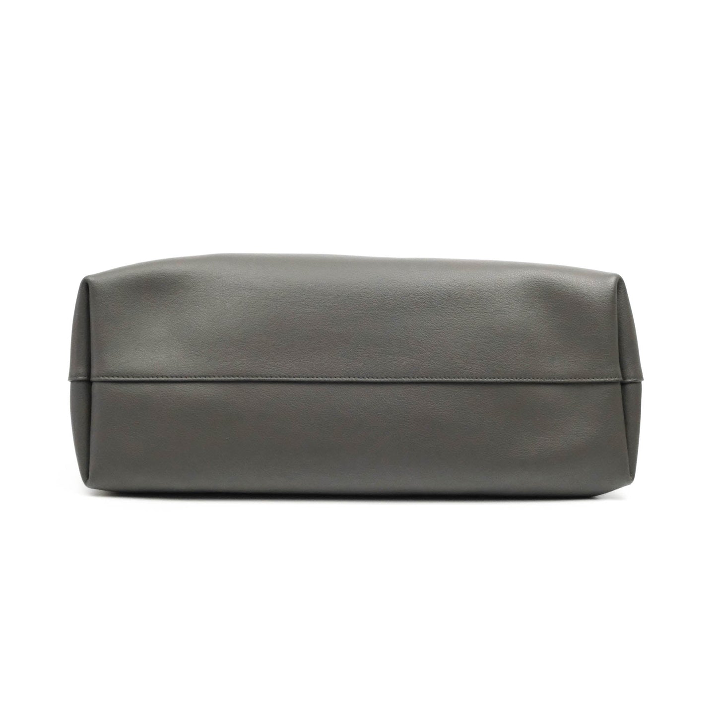 Saint Laurent East West with Pouch Dark Grey Calfskin Tote Bag