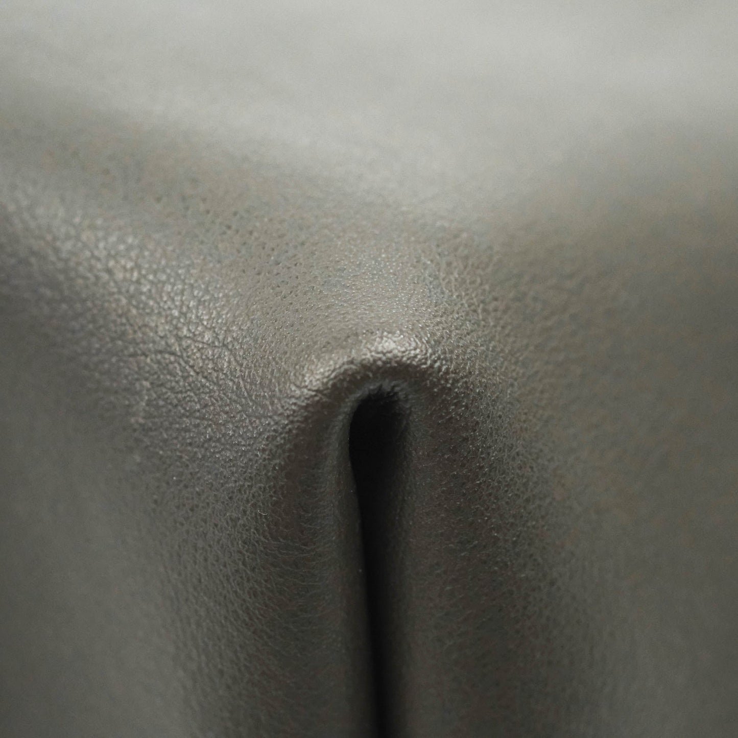 Saint Laurent East West with Pouch Dark Grey Calfskin Tote Bag