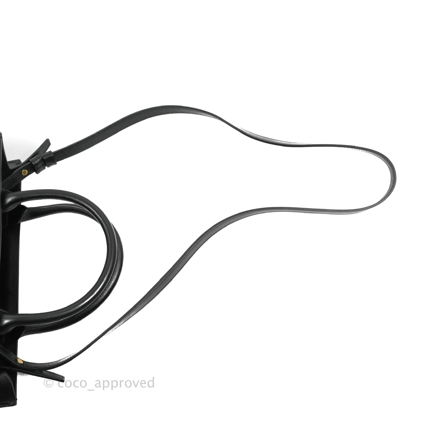 Celine Small Cabas Vertical Tote Triomphe Embroidery Black Textlie