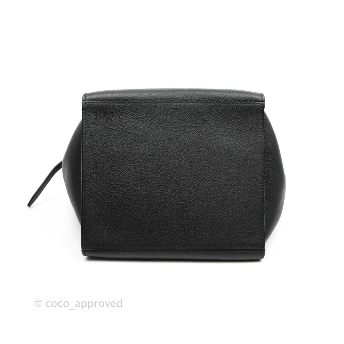 Celine Small Big Bag Black Supple Grained Leather Silver Hardware