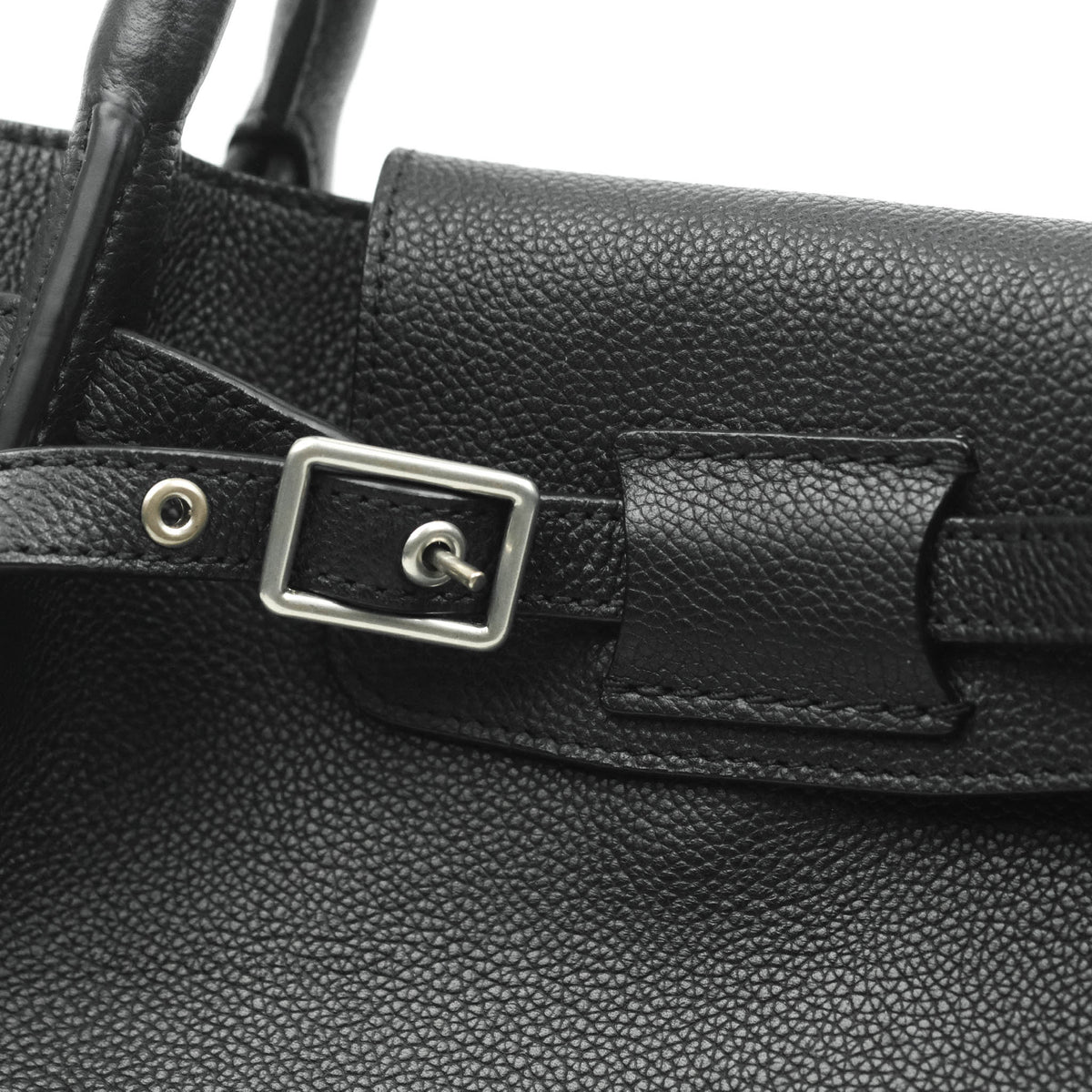 Celine Small Big Bag Black Supple Grained Leather Silver Hardware
