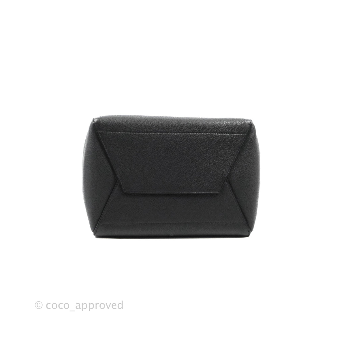 Celine Sangle Bucket Bag Grained Calfskin Grey
