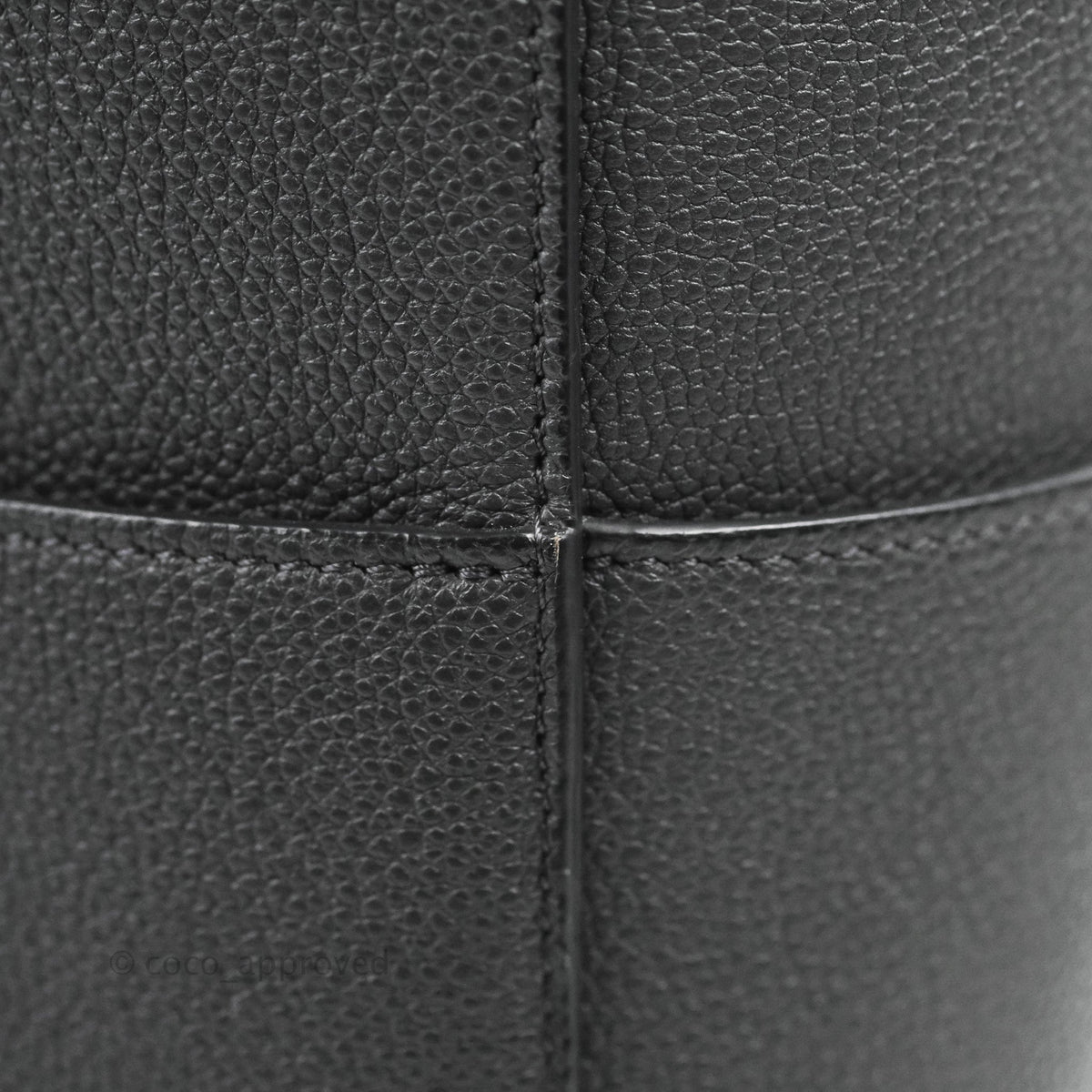 Celine Sangle Bucket Bag Grained Calfskin Grey