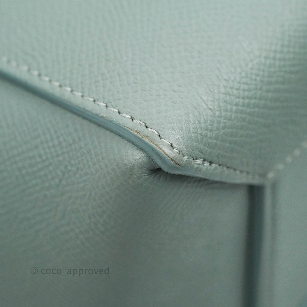 Celine Micro Belt Bag Light Blue Grained Calfskin Gold Hardware
