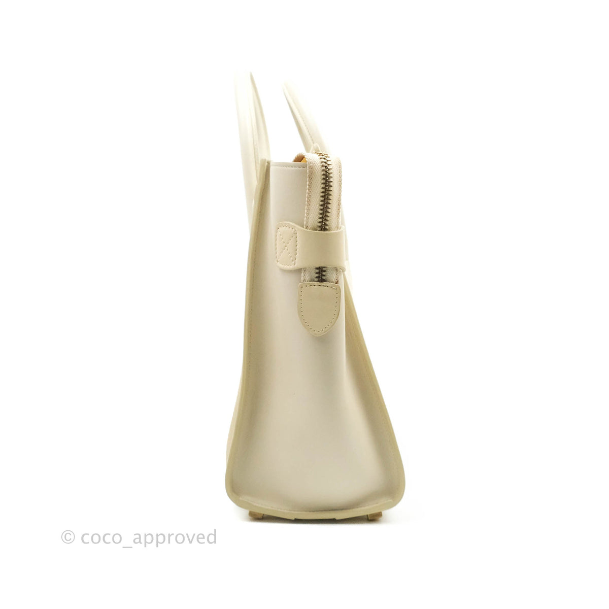 Celine Micro Luggage Light Beige/White Calfskin