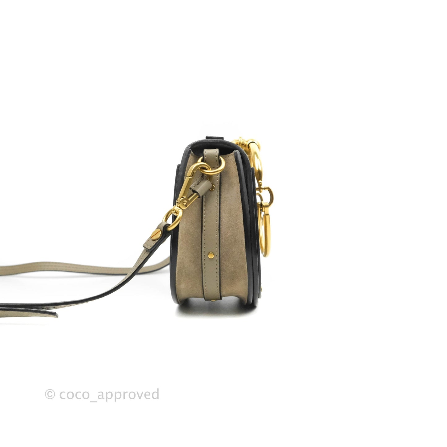Chloé Nile Crossbody Bag Motty Grey Calfskin