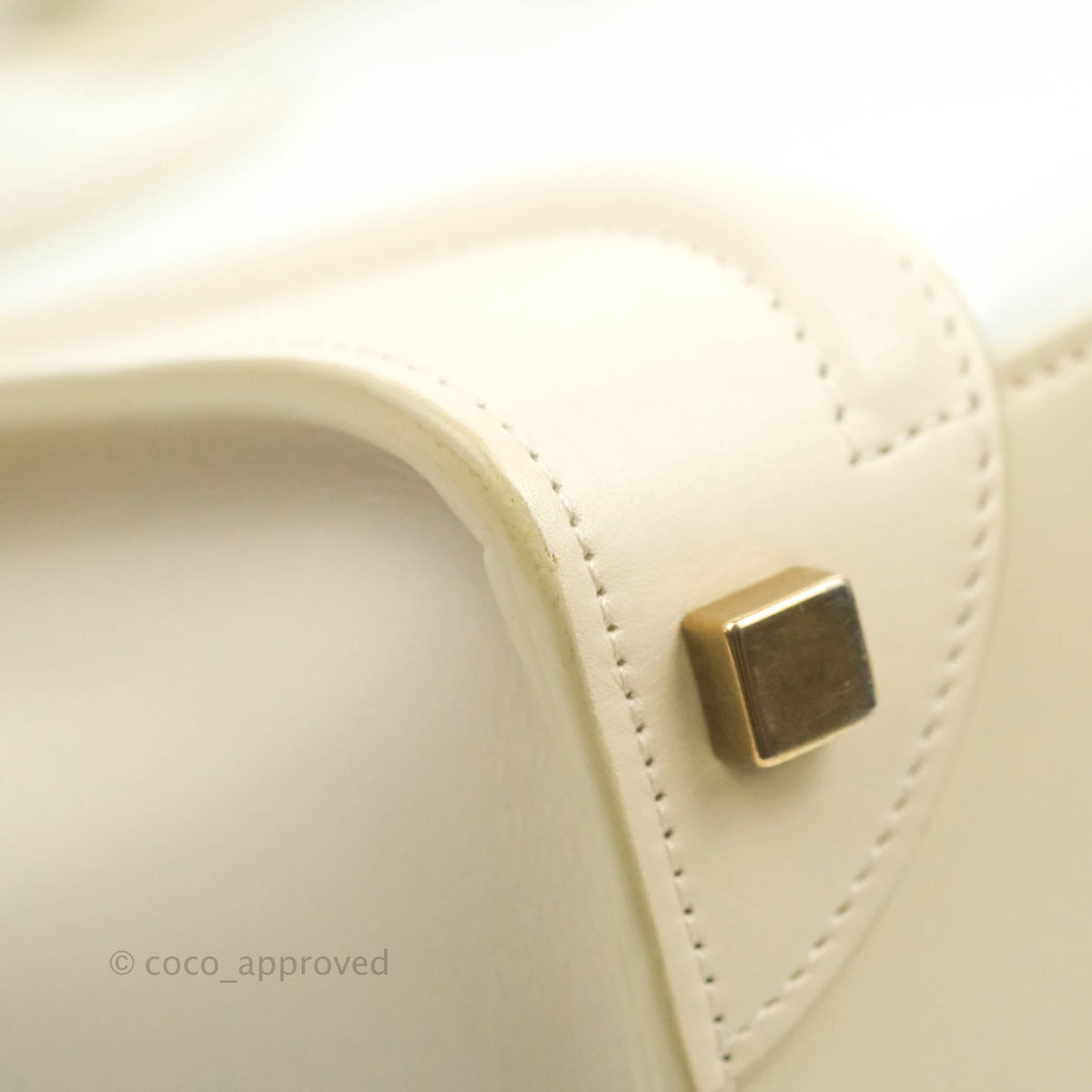Celine Micro Luggage Light Beige/White Calfskin