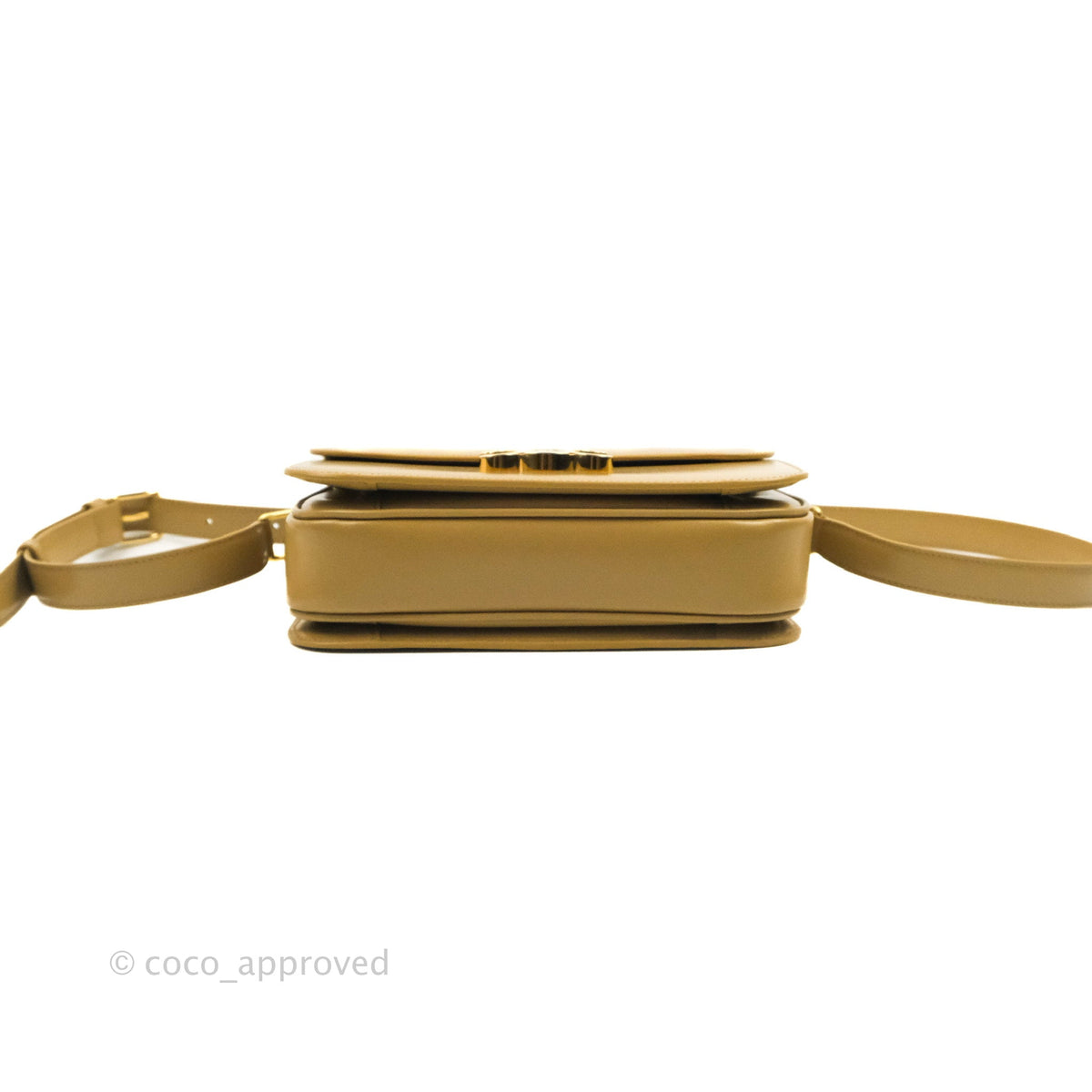 Celine Medium Triomphe Bag Olive Shiny Calfskin
