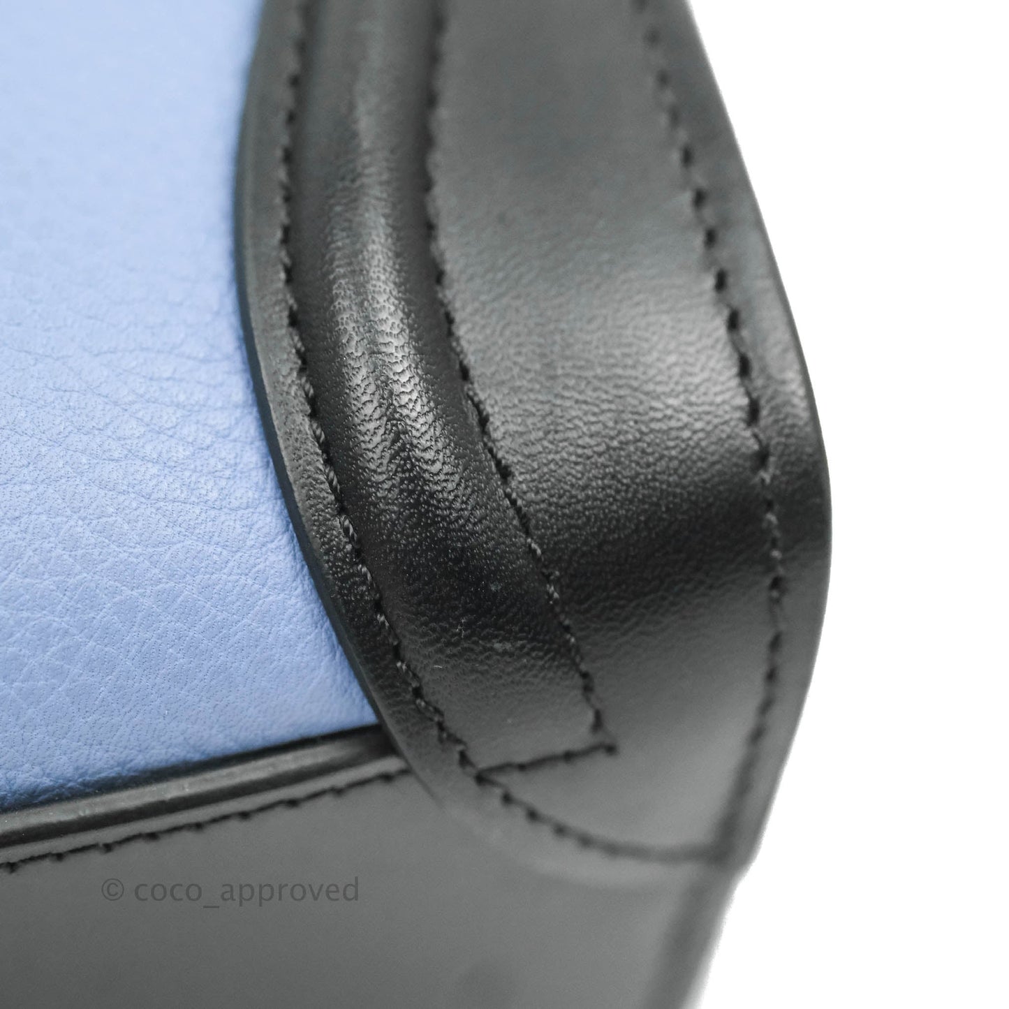 Celine Tri Color Blue/Khaki/Black Nano Luggage Tote