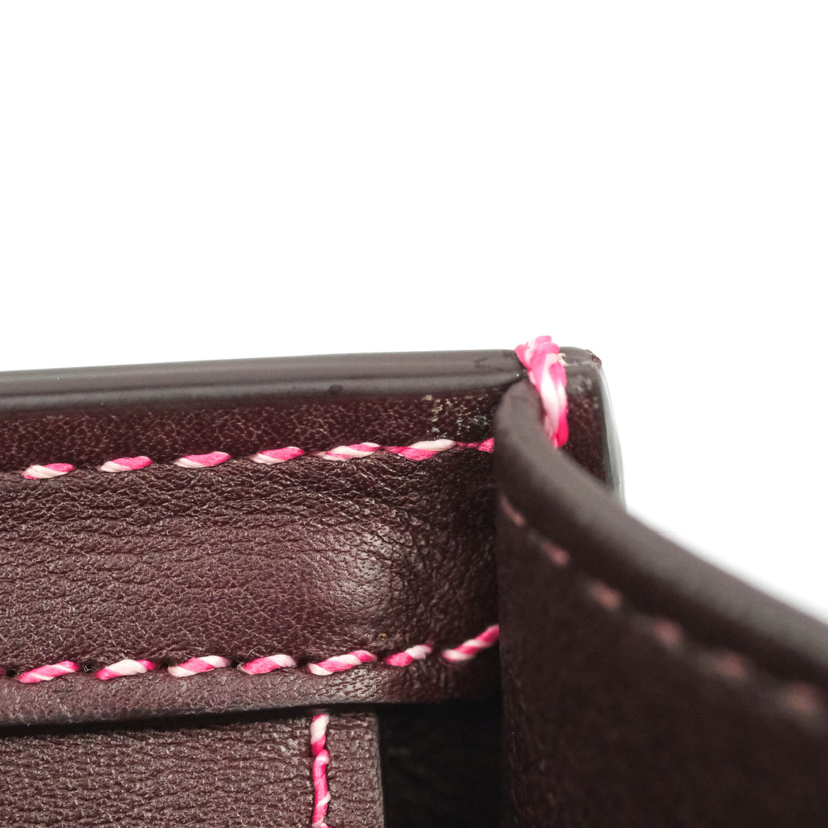 Celine Nano Luggage Bag Burgundy Gold Hardware