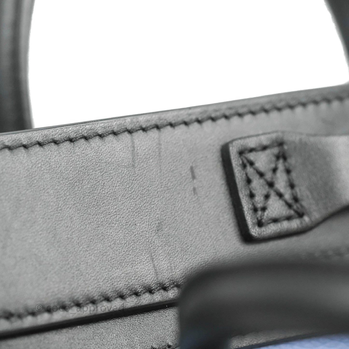 Celine Tri Color Blue/Khaki/Black Nano Luggage Tote