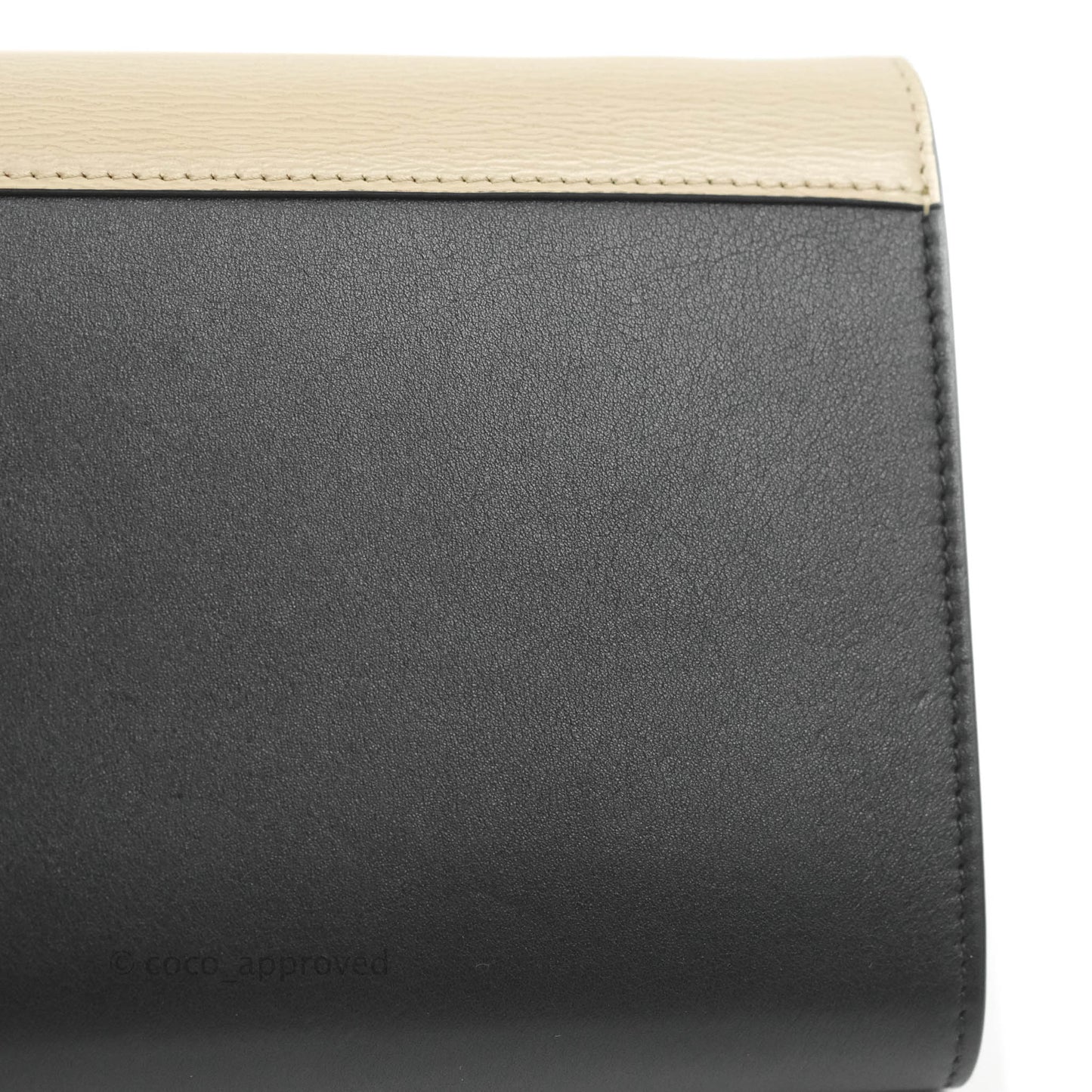 Celine Pocket Envelope Wallet on Chain Beige/Pink/Black