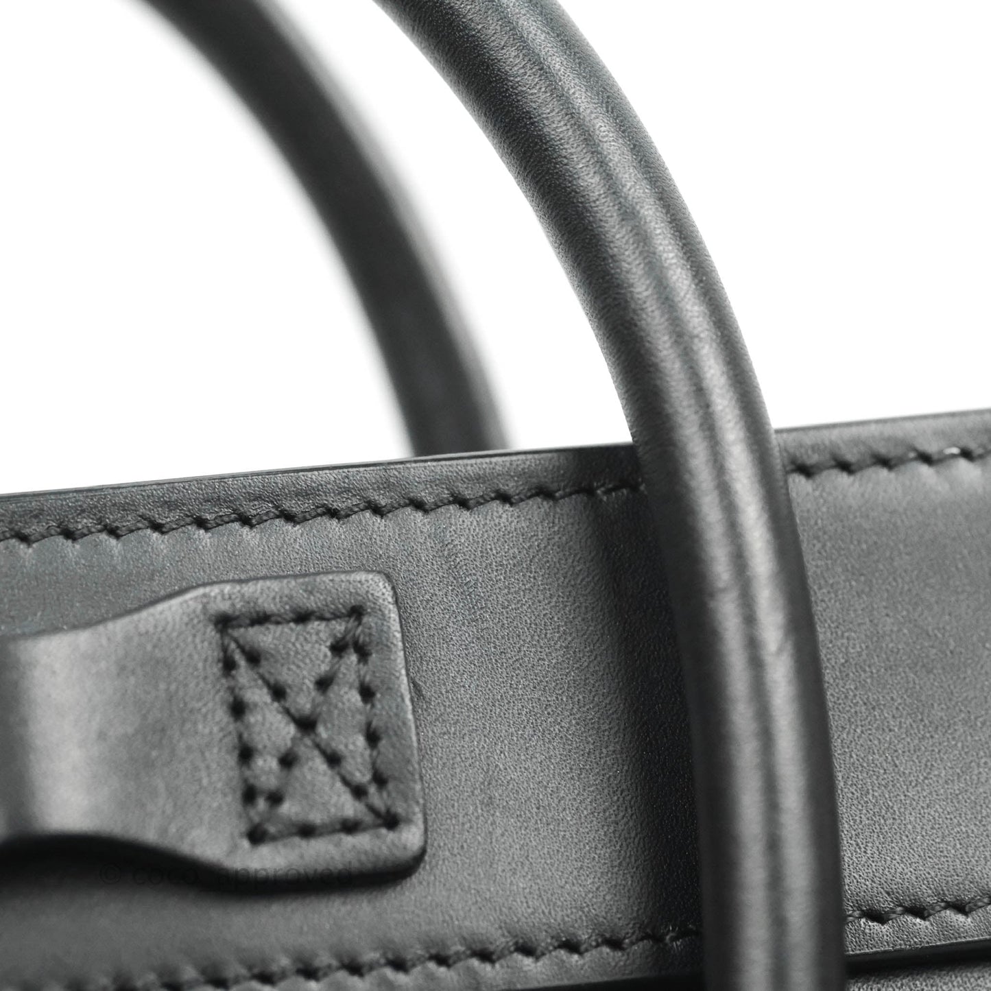 Celine Tri Color Blue/Khaki/Black Nano Luggage Tote