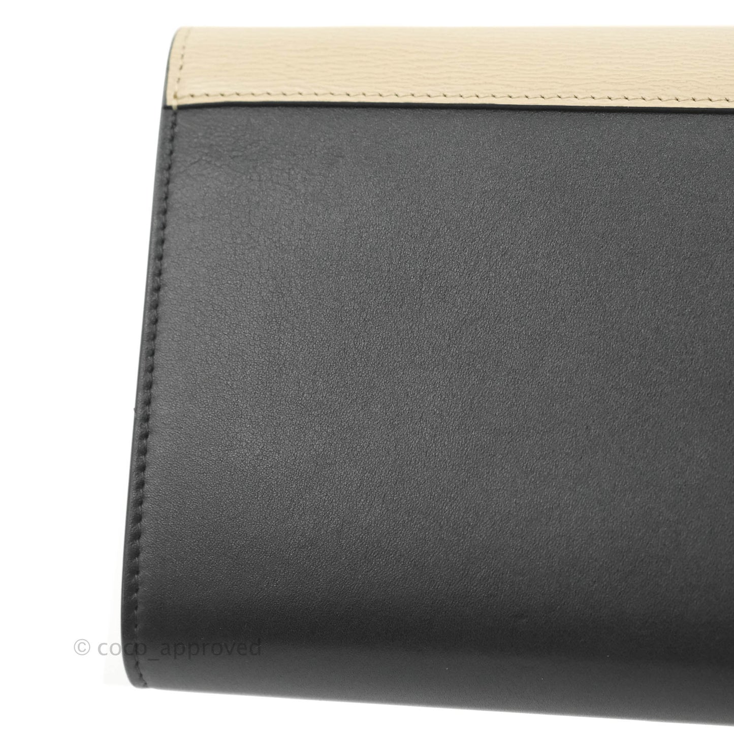 Celine Pocket Envelope Wallet on Chain Beige/Pink/Black