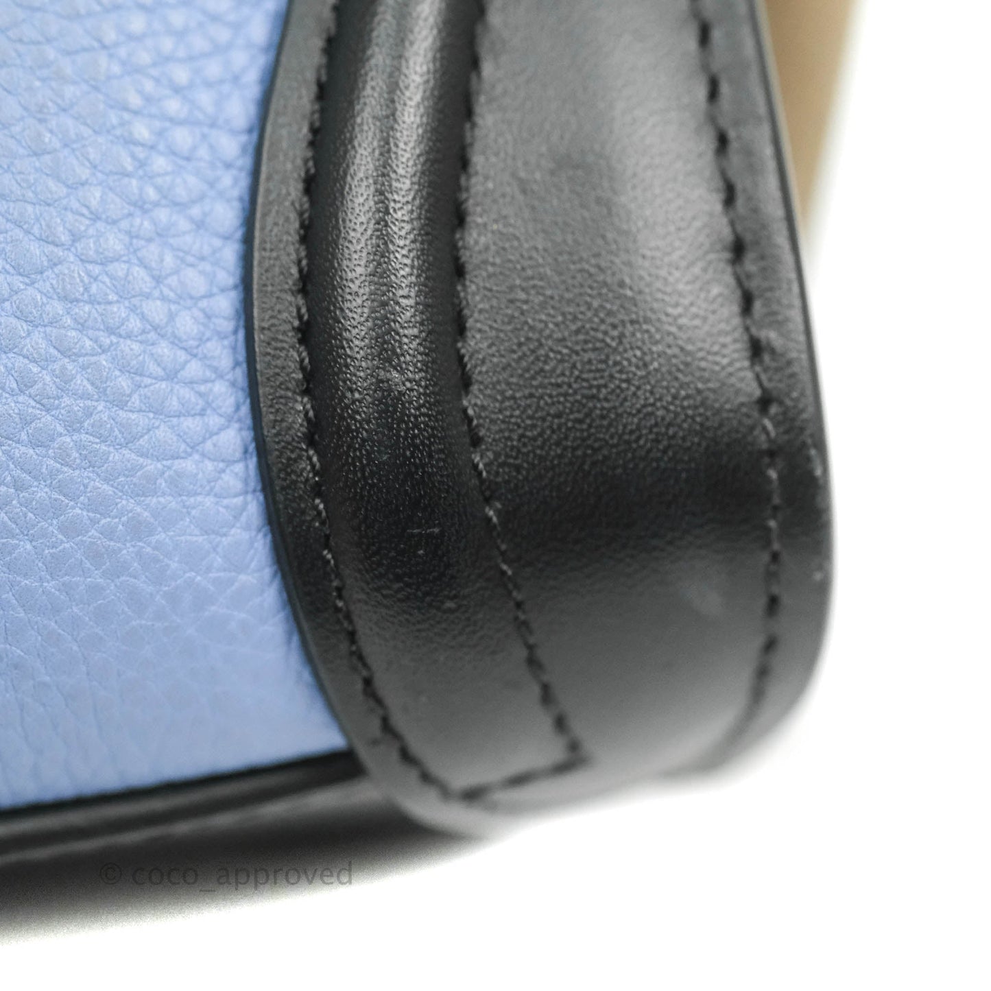 Celine Tri Color Blue/Khaki/Black Nano Luggage Tote