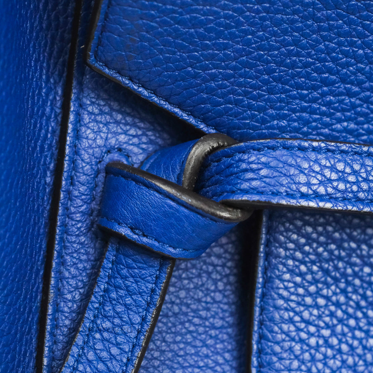 Celine Mini Belt Bag Blue Grained Calfskin Gold Hardware