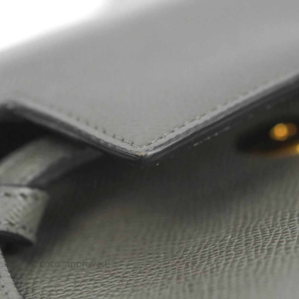 Celine Nano Belt Bag Grey Grained Calfskin Gold Hardware