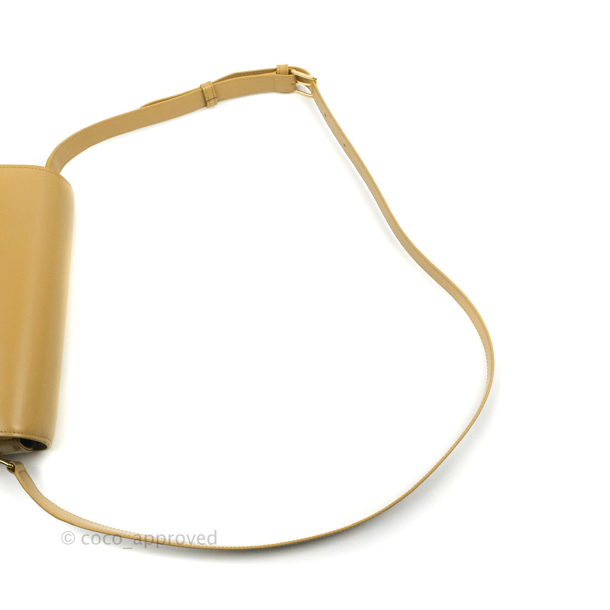 Celine Medium Triomphe Bag Olive Shiny Calfskin