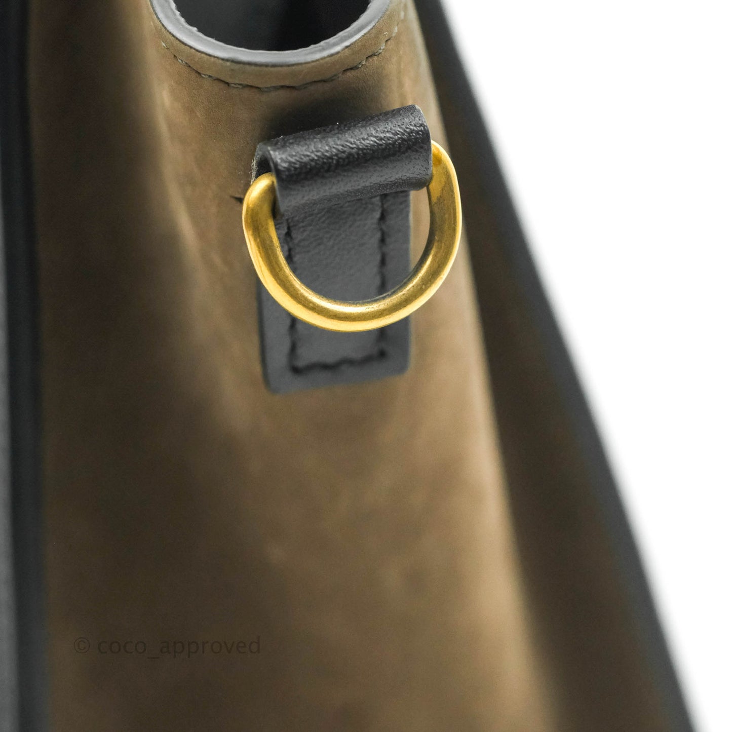 Celine Tri Color Blue/Khaki/Black Nano Luggage Tote