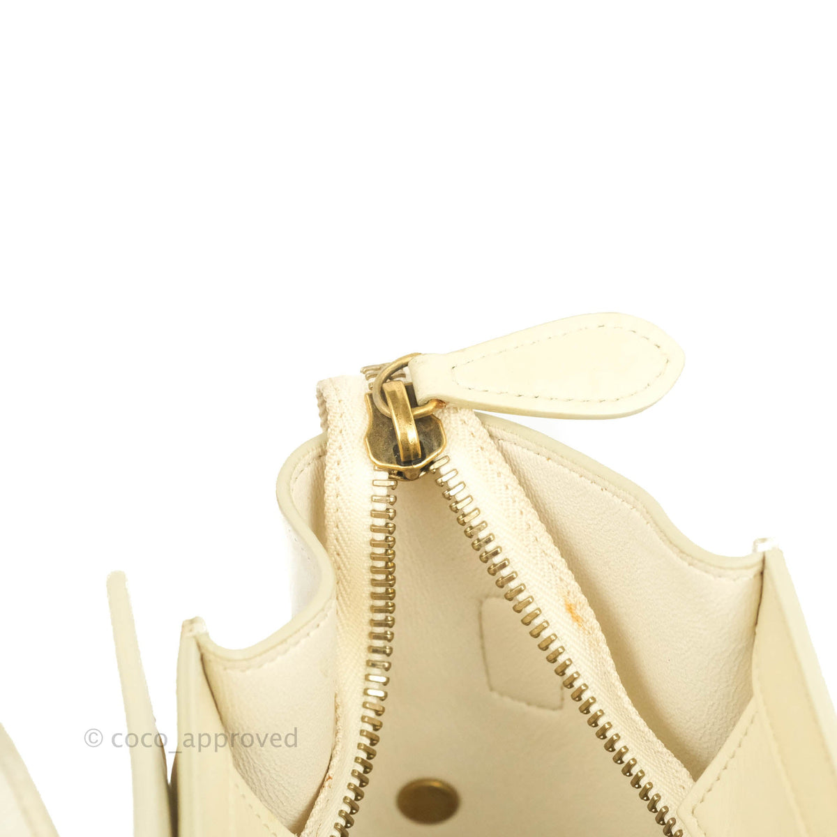 Celine Micro Luggage Light Beige/White Calfskin