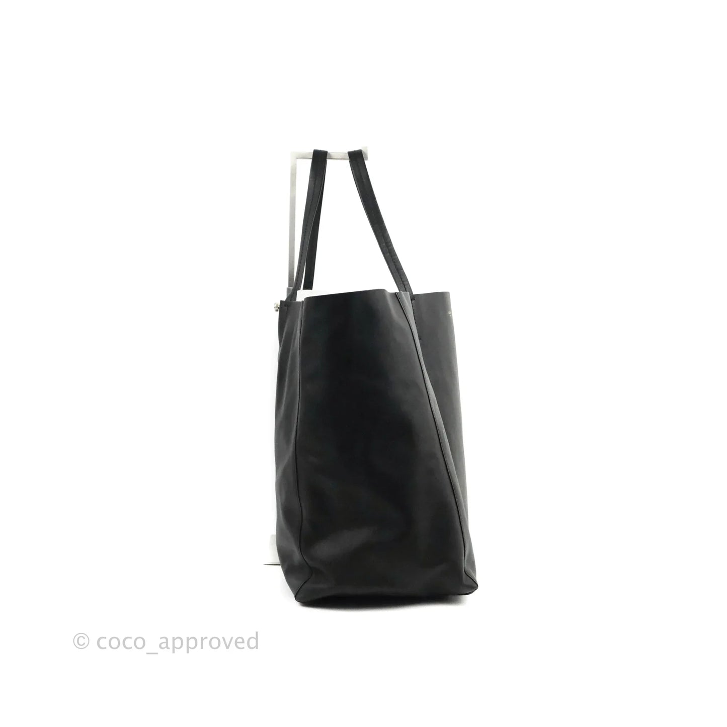 Celine Large Horizontal Cabas Tote Bag Black Calfskin