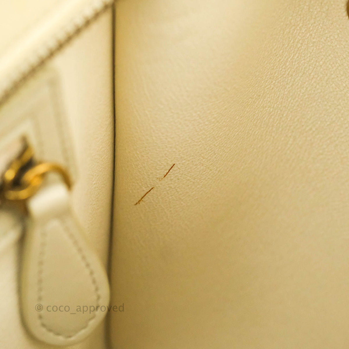 Celine Micro Luggage Light Beige/White Calfskin