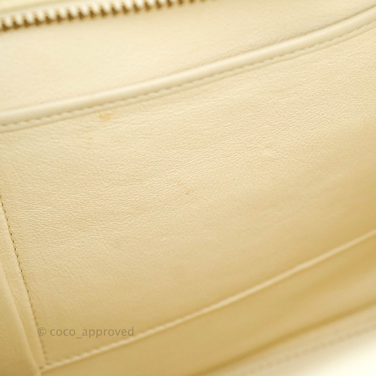 Celine Micro Luggage Light Beige/White Calfskin