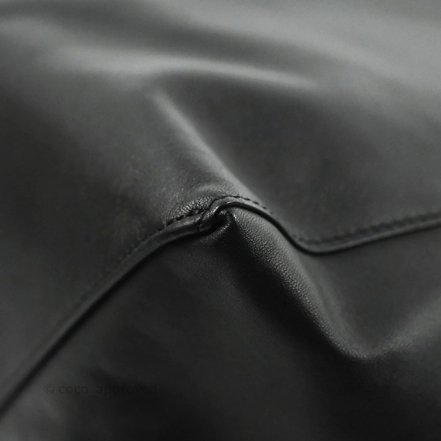 Celine Large Horizontal Cabas Tote Bag Black Calfskin