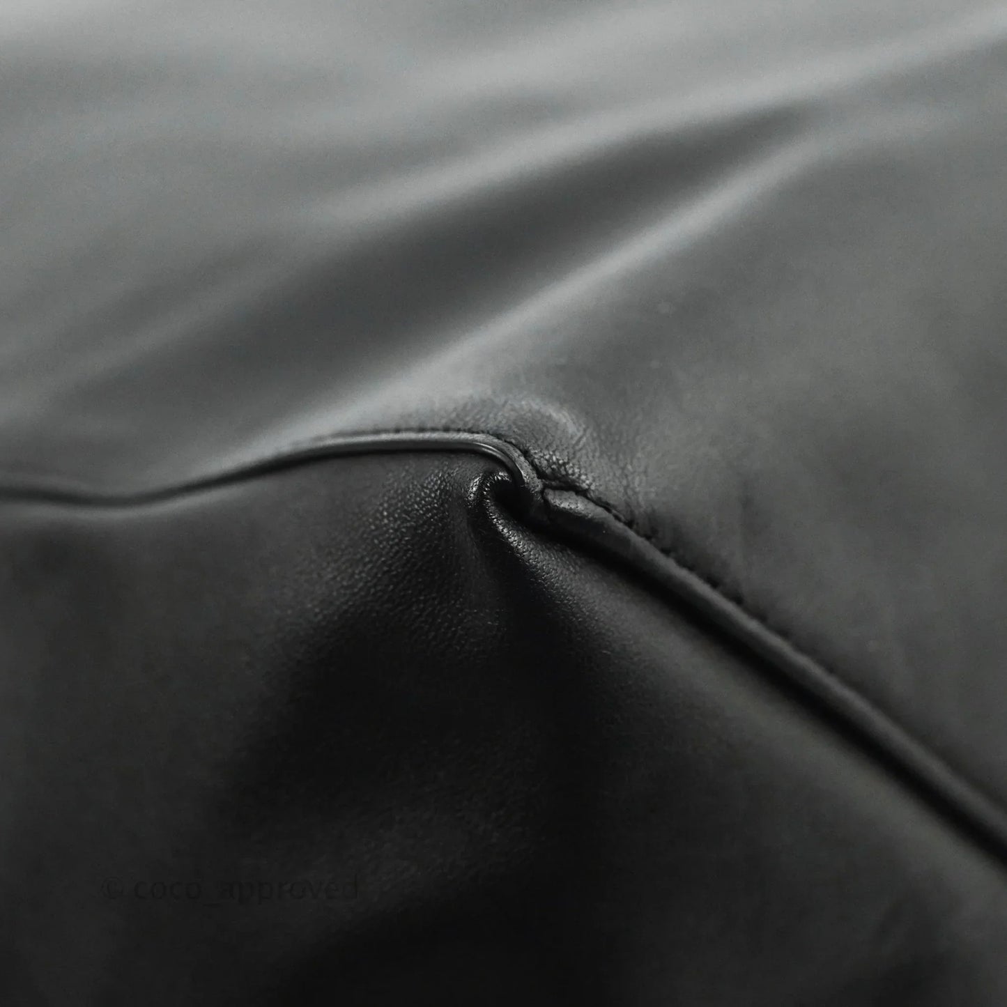 Celine Large Horizontal Cabas Tote Bag Black Calfskin