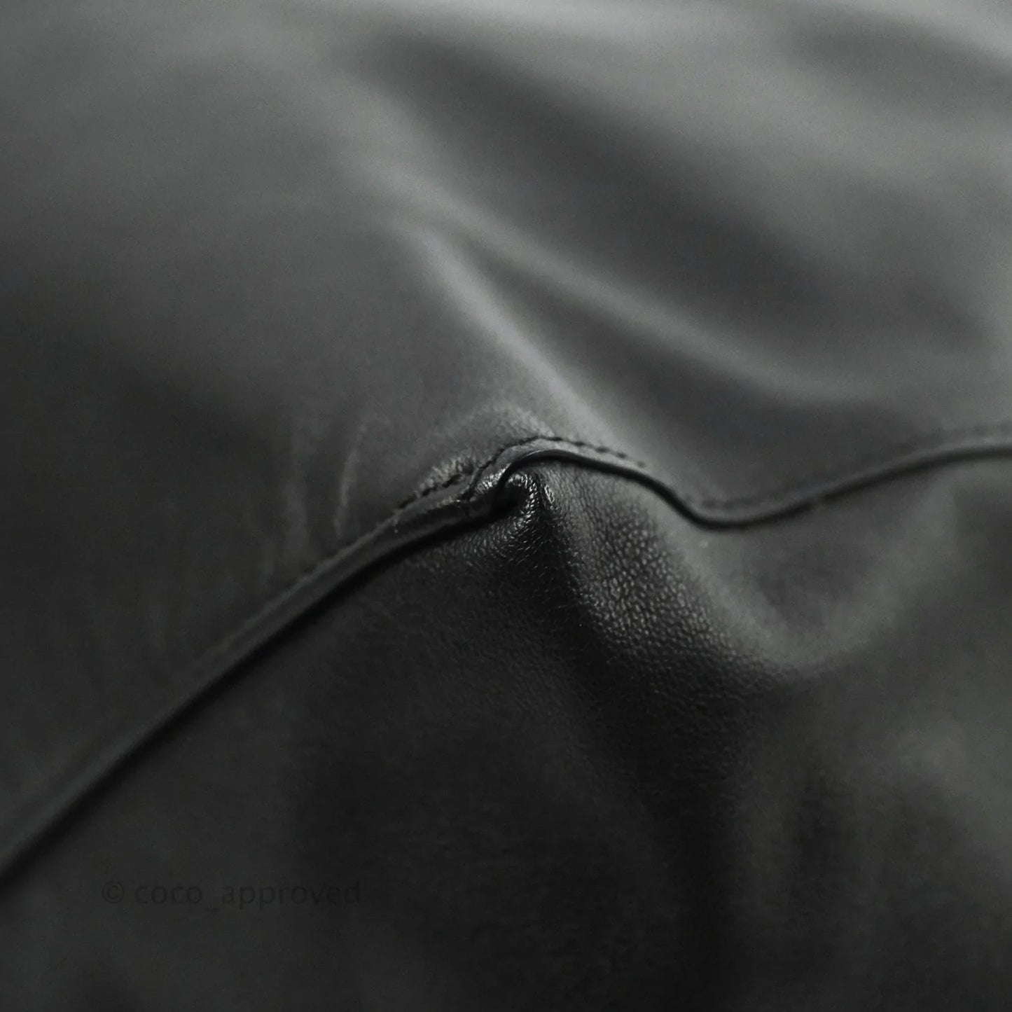 Celine Large Horizontal Cabas Tote Bag Black Calfskin