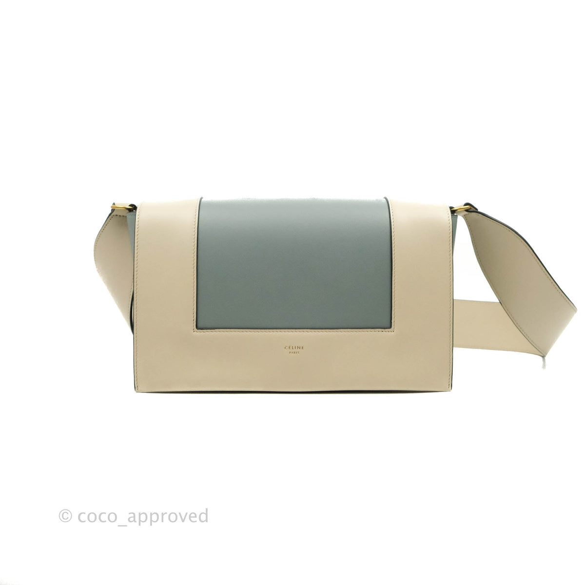 Celine Frame Bag Blue & Optic White