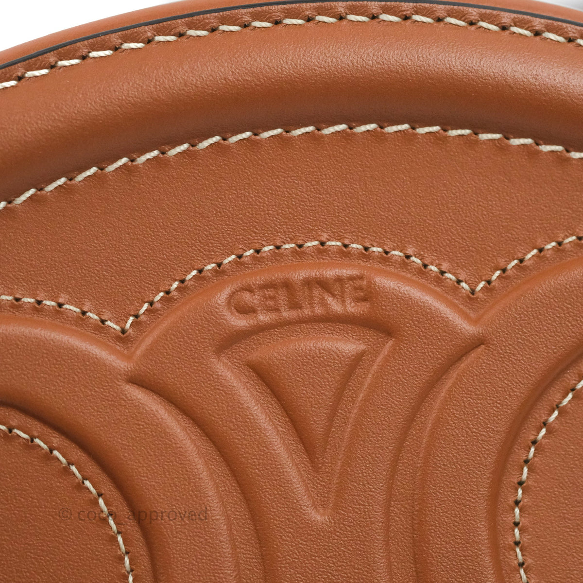 Celine Oval Bag Cuir Triophe Tan Calfskin