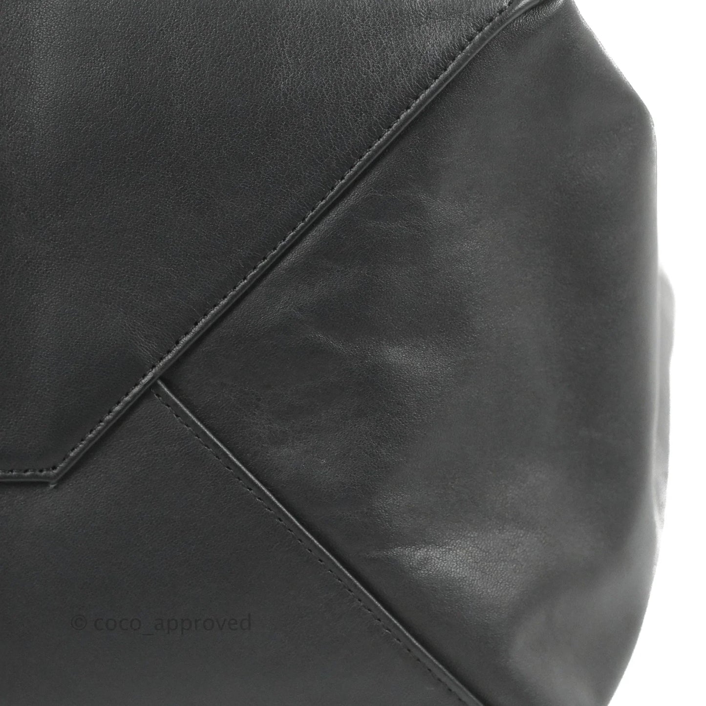 Celine Large Horizontal Cabas Tote Bag Black Calfskin