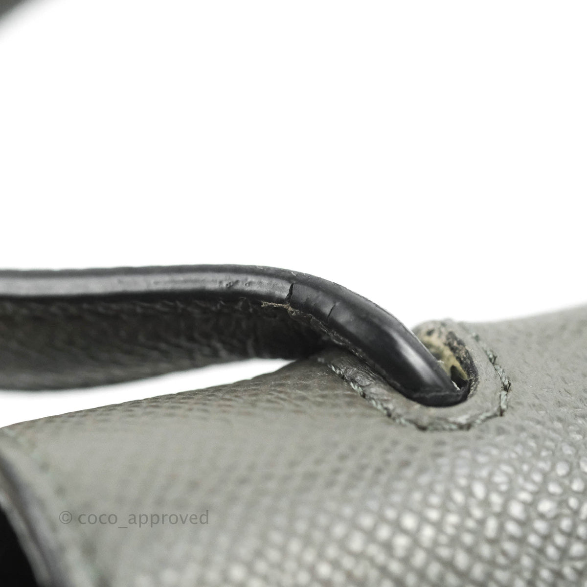 Celine Nano Belt Bag Grey Grained Calfskin Gold Hardware