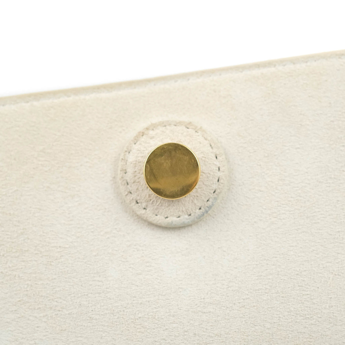 Celine Mini Belt Bag White Grained Calfskin Gold Hardware