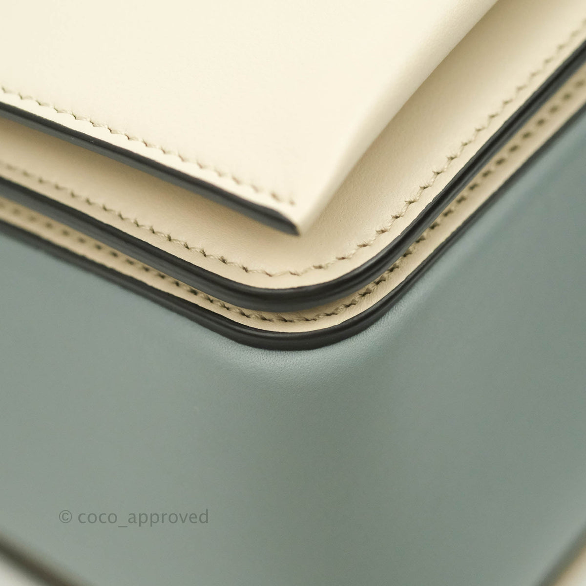 Celine Frame Bag Blue & Optic White