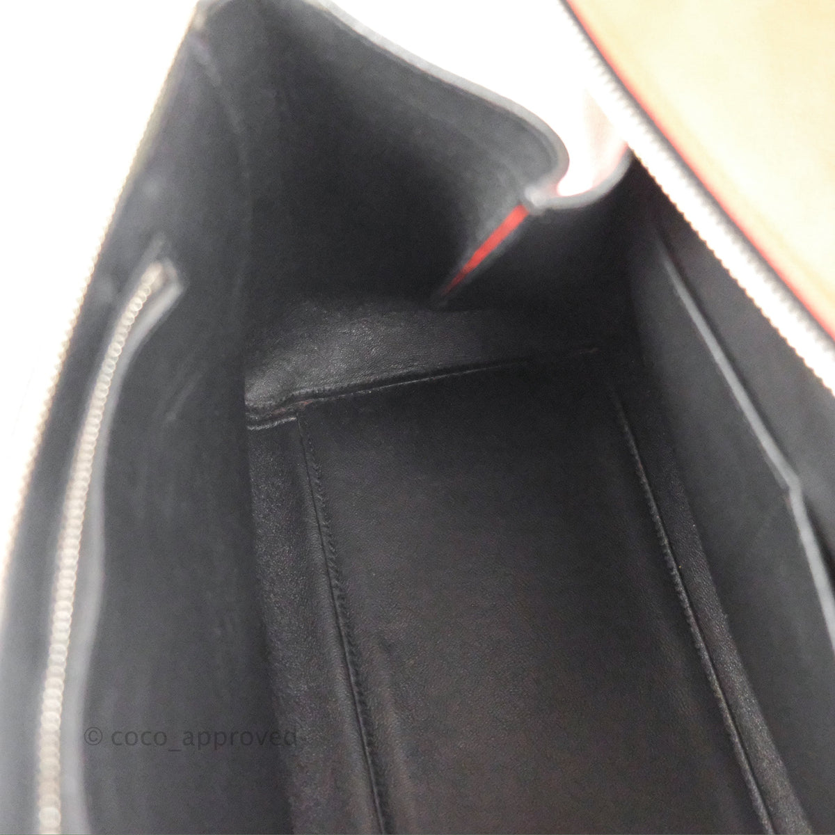 Celine Edge Bag Tomato Red Grained Calfskin