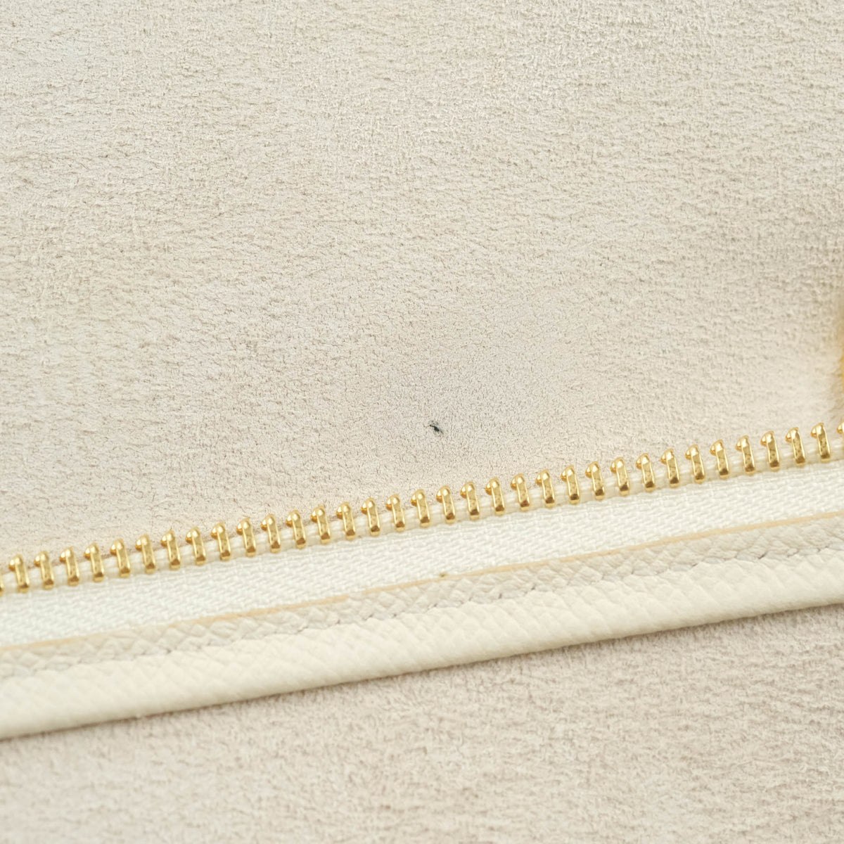 Celine Mini Belt Bag White Grained Calfskin Gold Hardware