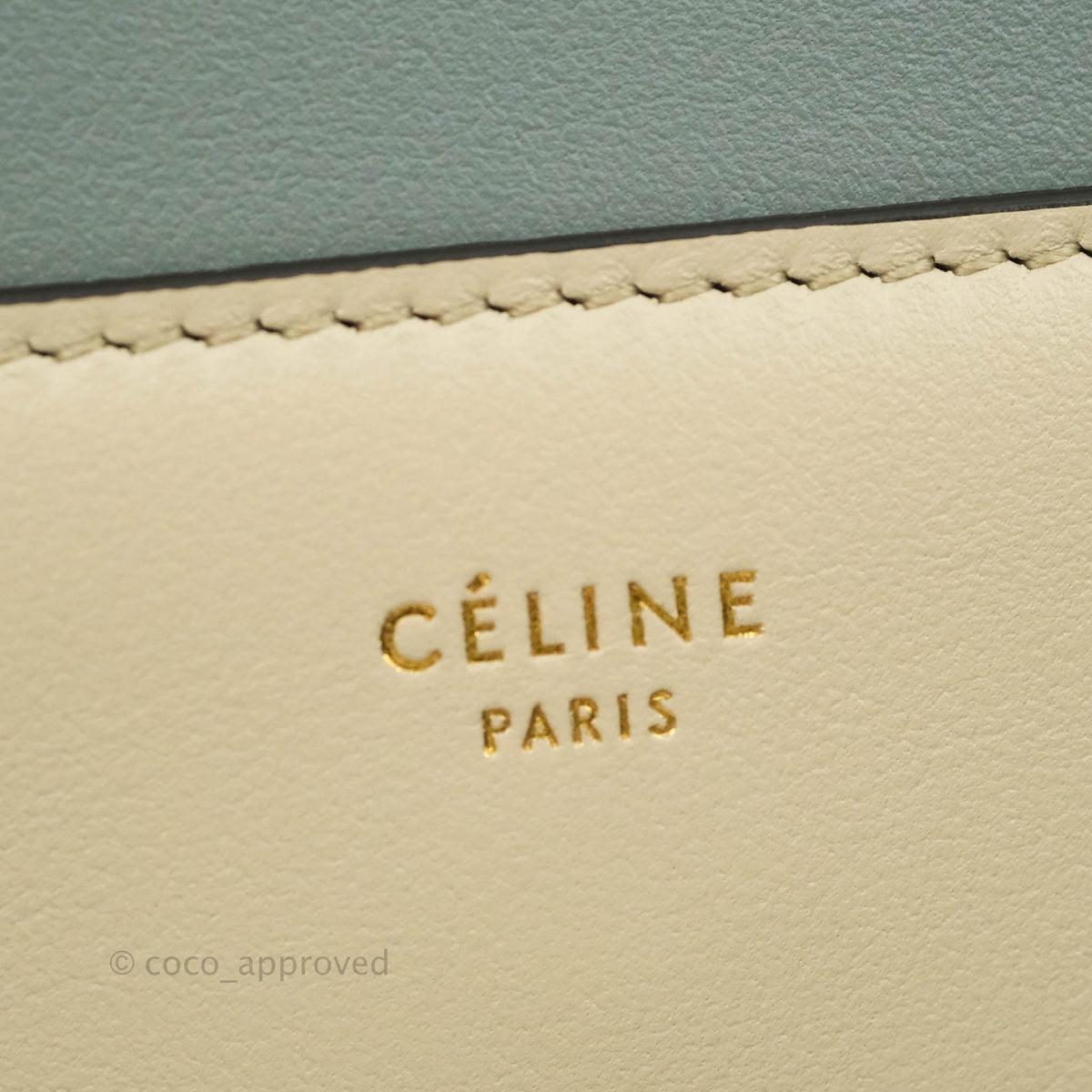 Celine Frame Bag Blue & Optic White