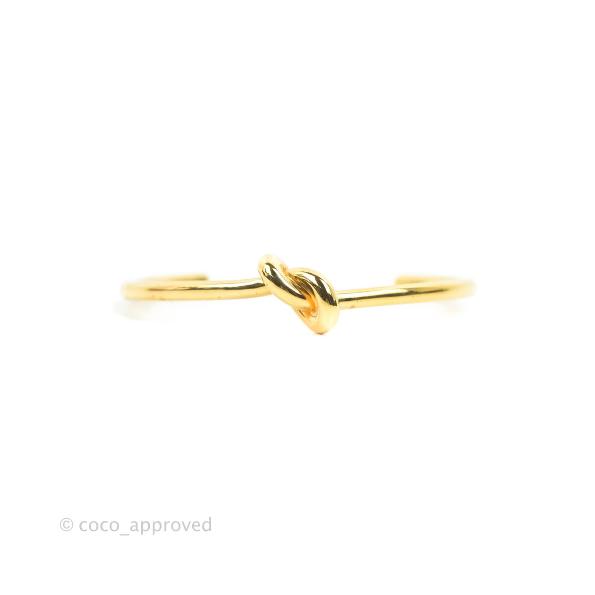 Celine Knot Extra-thin Bracelet Gold Tone