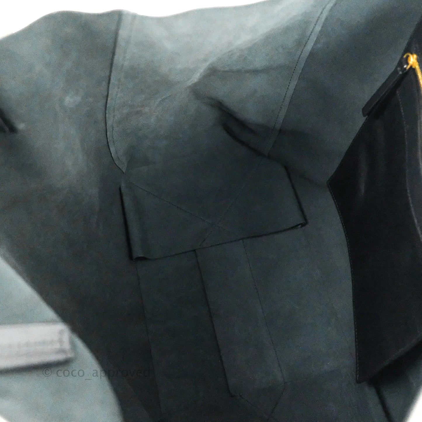 Celine Large Horizontal Cabas Tote Bag Black Calfskin