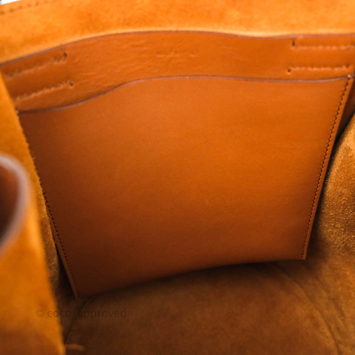 Celine Long Strap Big Bag Brown Bucket Calfskin