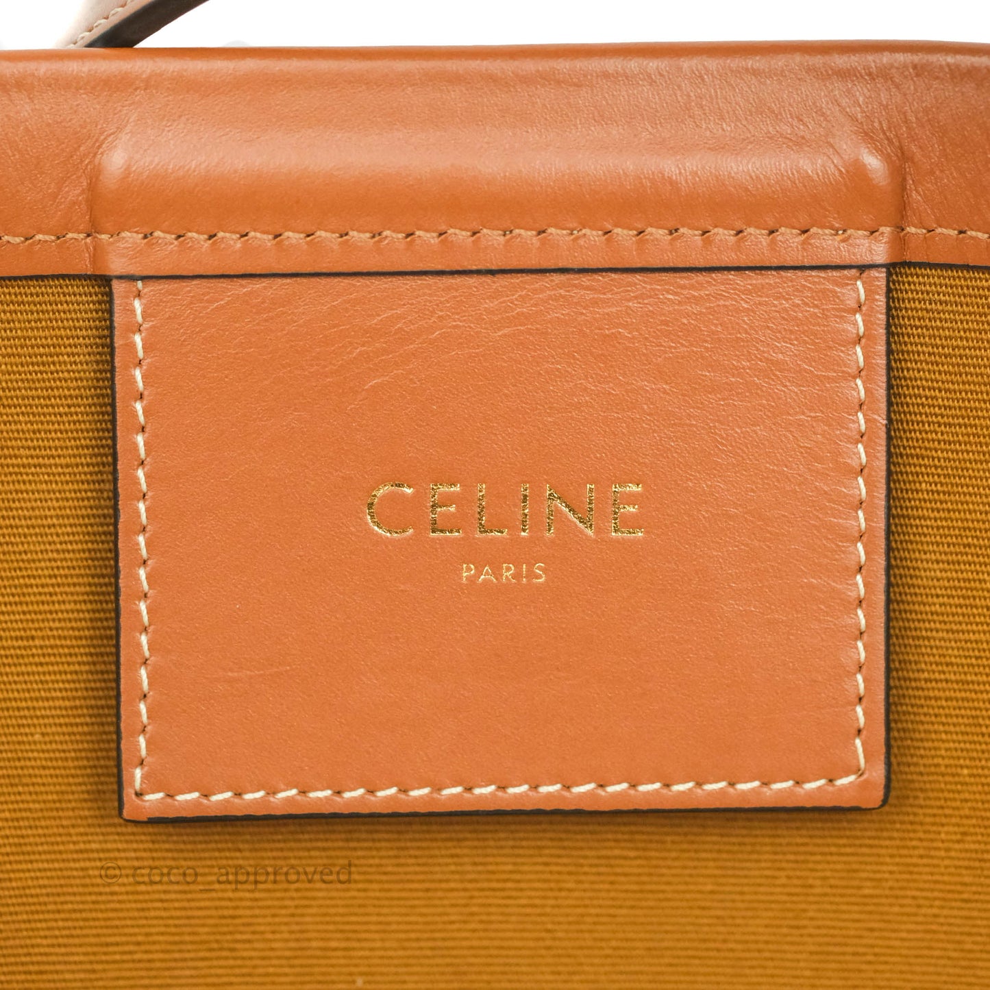 Celine Large Couffin Tote Triomphe Canvas Celine Print White