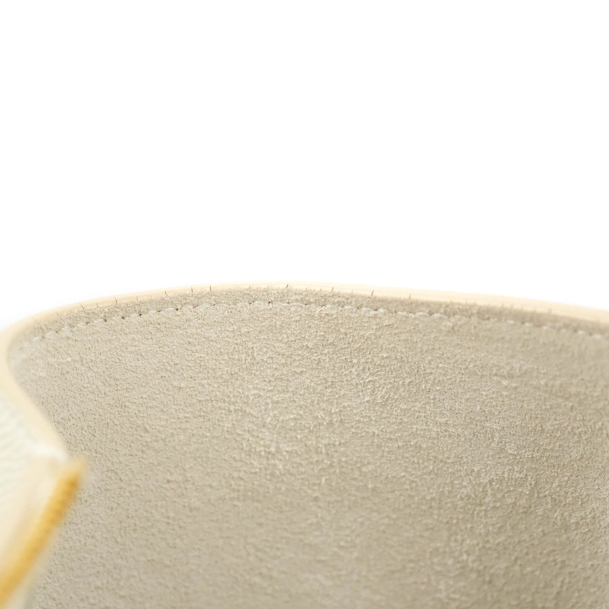 Celine Mini Belt Bag White Grained Calfskin Gold Hardware