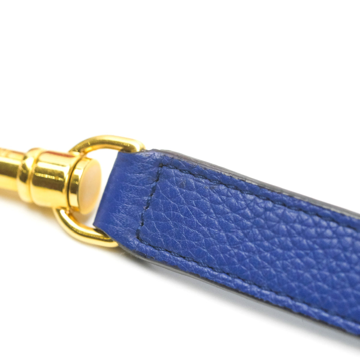 Celine Sleek Small Tri-Color Trapeze Blue Calfskin