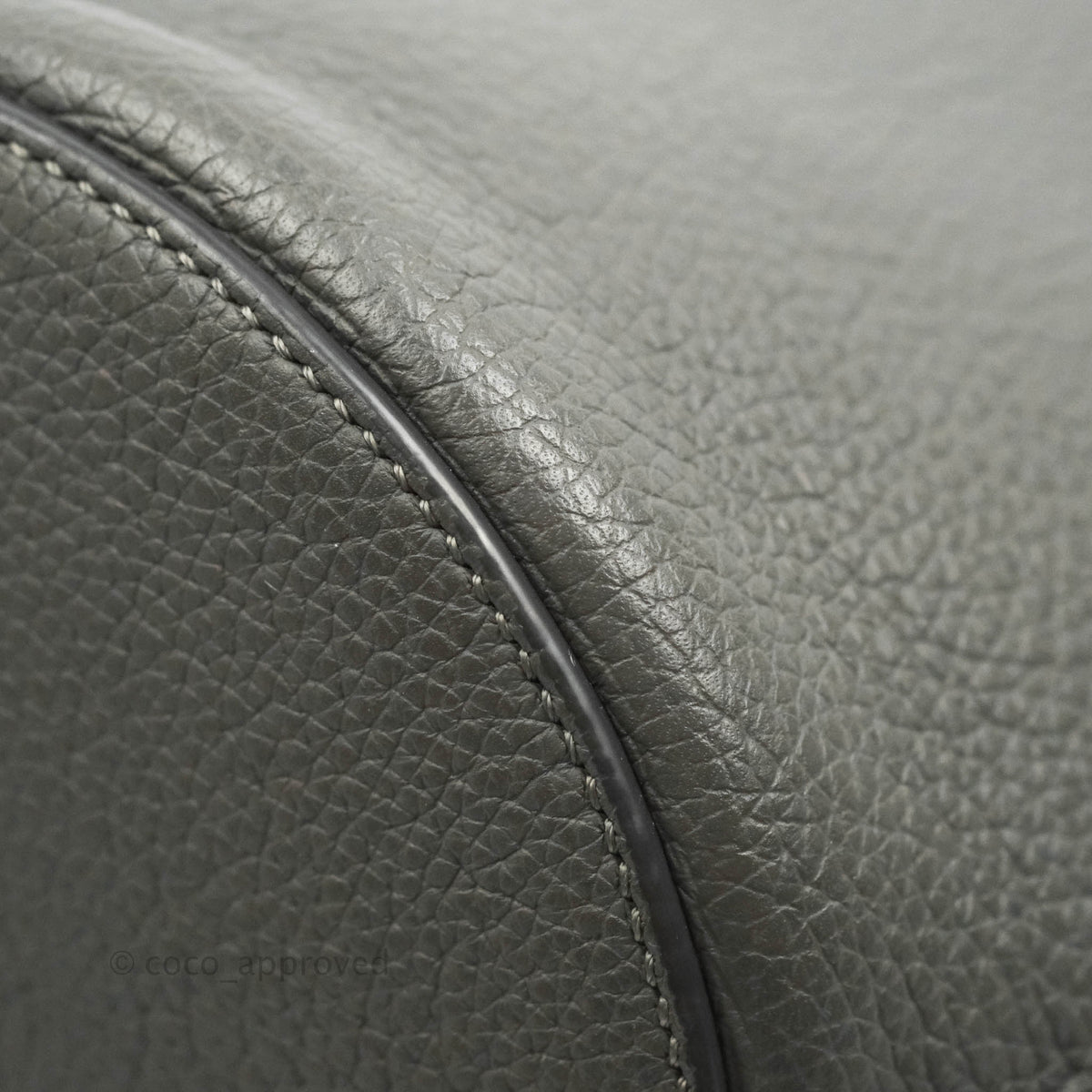 Celine Big Bag Nano Bucket Grey Grained Calfskin