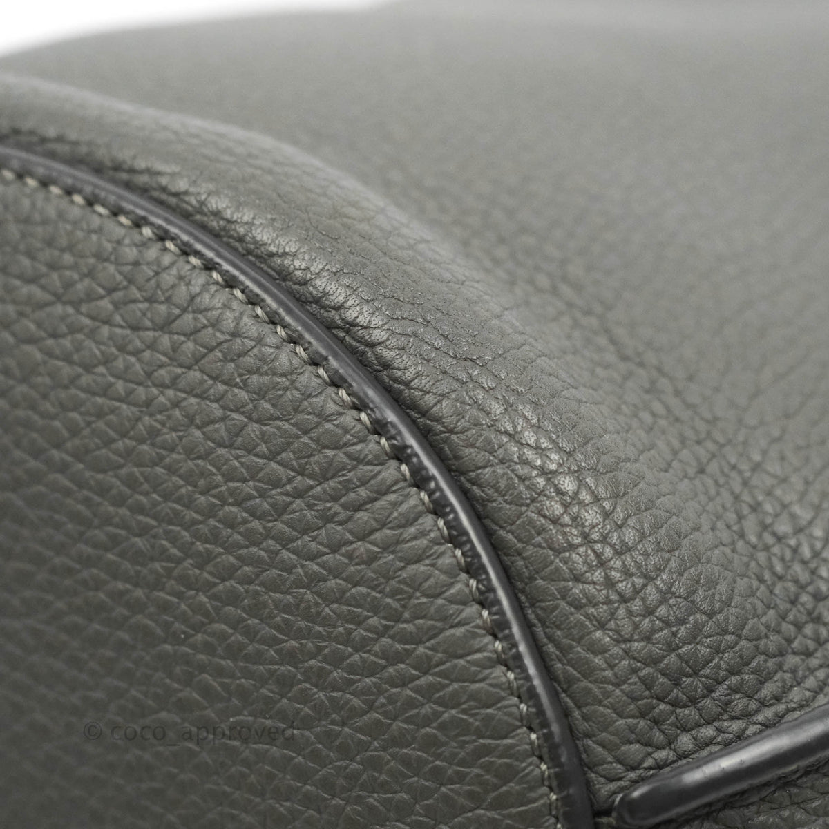 Celine Big Bag Nano Bucket Grey Grained Calfskin