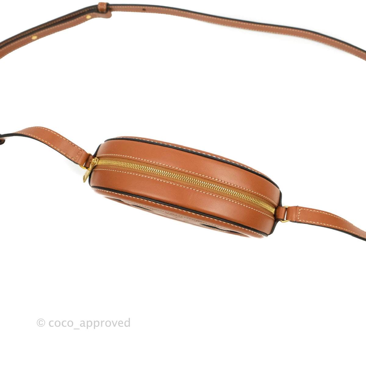 Celine Oval Bag Cuir Triophe Brown Calfskin