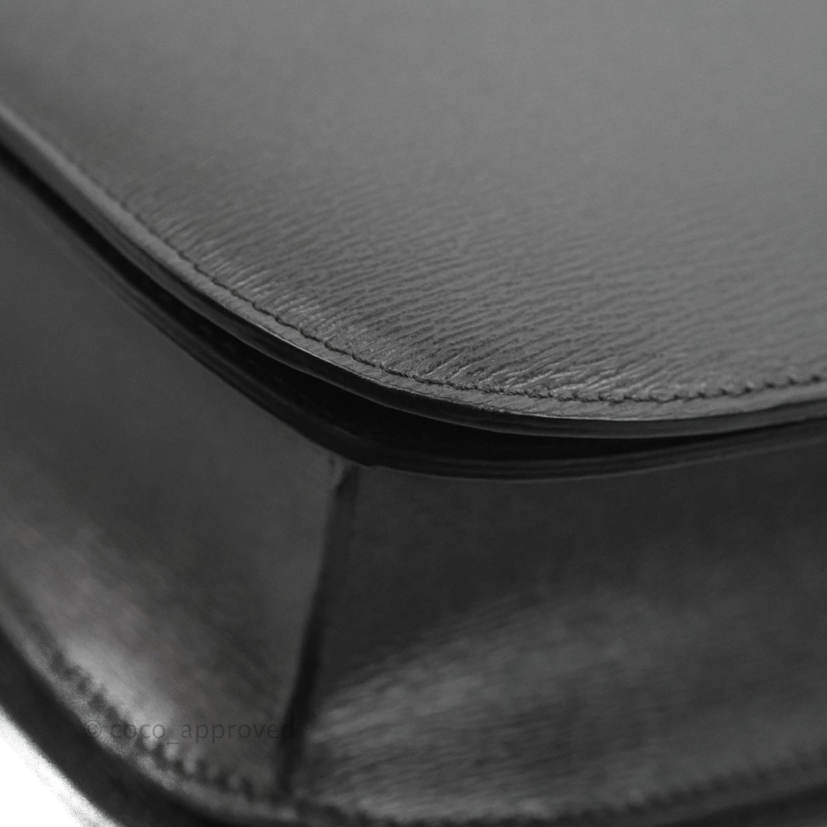 Celine Medium Classic Box Flap Grey Liege Calfskin