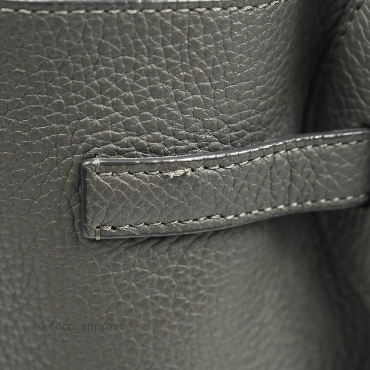Celine Big Bag Nano Bucket Grey Grained Calfskin